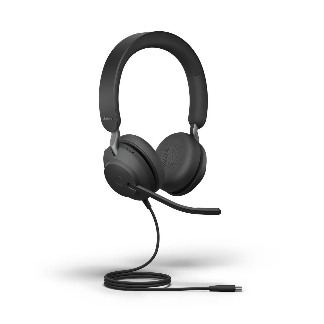 5706991028102 - Evolve2 40 Headset Mit Kabel Stereo Über Kopf Geräuschunterdrückung USB Typ A Mit Mikrofon Schwarz