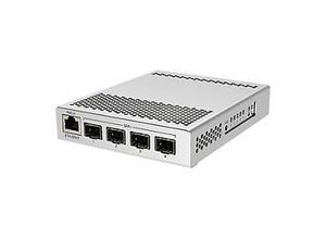 5706998546937 - MikroTik CRS305-1G-4S+IN - Switch - 4 x SFP+ + 1 x 10 100 1000 (PoE) - Desktop - PoE+ - Gleichstrom