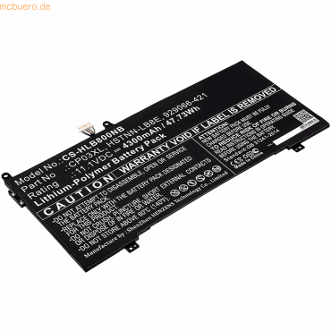 5706998951359 - Akku für Hewlett-Packard CP03XL Li-Pol 111 Volt 4300 mAh schwarz