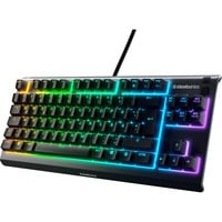 5707119046565 - Steelseries Apex 3 TKL Kabelgebunden Gaming-Tastatur Beleuchtet Deutsch QWERTZ Schwarz