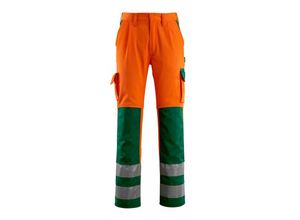 5707209584281 - - safe compete Warnschutzhose Olinda Gr 48 orange grün