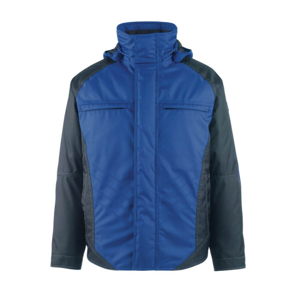 5707209993526 - Unique Winterjacke Frankfurt zweifarbig Gr 2XL kornblau schwarzblau - kornblau schwarzblau - Mascot