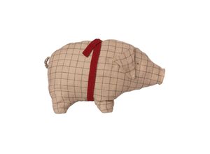 5707304107095 - - Kuscheltier PIG MEDIUM (20cm) kariert in sand