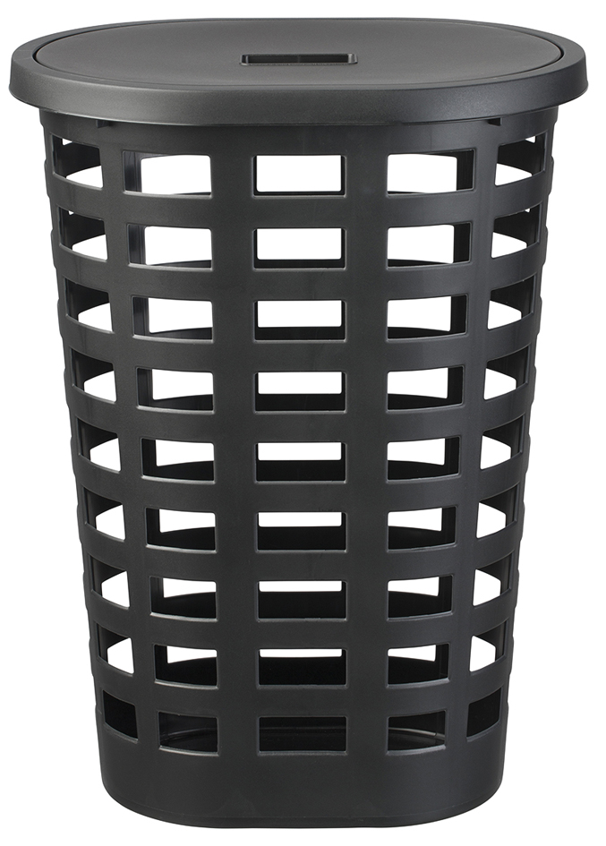 5707672718091 - Wäschesammler BOSTON 54 Liter oval weiß