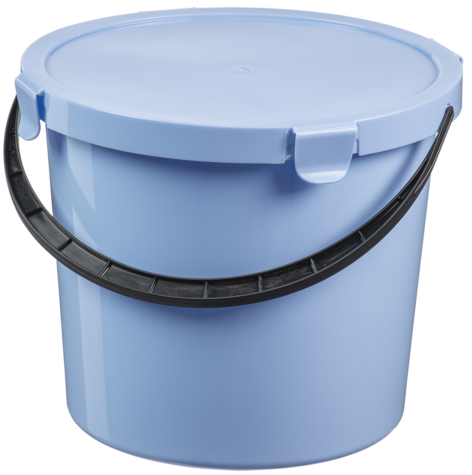 5707672723422 - Pflückeimer mit Deckel 10 Liter hellblau 5707672723422 - Pflückeimer mit Deckel 10 Liter hellblau