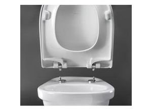 5708590340500 - WC-Sitz D-Style Duroplast mit Edelstahl-Scharnieren WC-Sitz - Pressalit