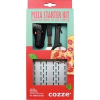 5708614903803 - Geschenkset mit Pizzaschaufel Thermometer und Pizzaschneider Grillbesteck