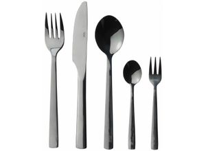 5709554158308 - Besteck-Set AIDA RAW RAW Essbesteck-Sets Gr 60 tlg schwarz (black) Besteckgarnituren Edelstahl PVD-beschichtete Oberfläche 60-teilig