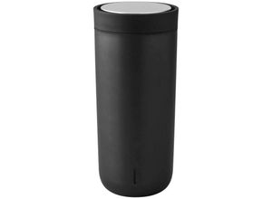 5709846027756 - To Go Click Thermobecher 04 Liter black metallic - Stelton