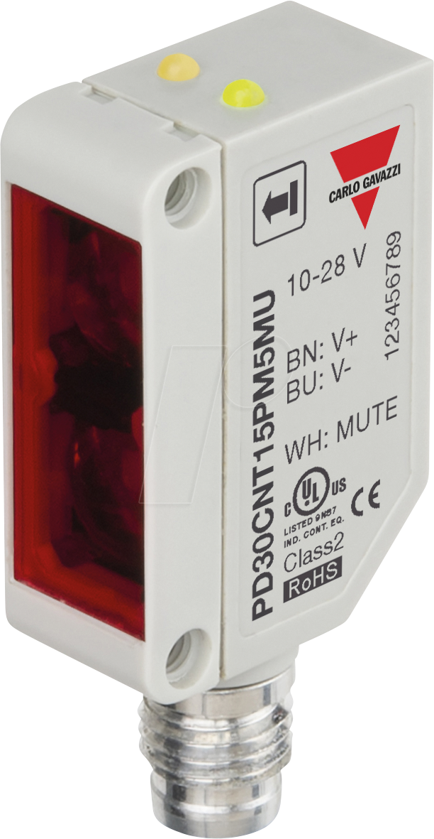 5709870365985 - PD30CNT15PM5MU - Einweglichtschranke PD30 Sender rechteckig Teach-in bis 15 m