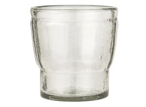 5709898324018 - Mini Glas Topf mit Rillen Höhe 11 Ø 105 cm