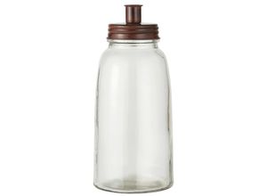 5709898328092 - Kerzenhalter für Stabkerze mit Metalldeckel hoch H255 x Ø113 cm braun 5709898328092 - Kerzenhalter für Stabkerze mit Metalldeckel hoch H255 x Ø113 cm braun