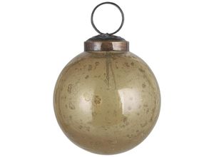 5709898341473 - Weihnachtskugel Glas pebbled Höhe 65 Ø 58 cm honey