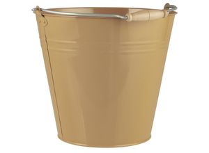 5709898356231 - Metall Eimer 8ltr Höhe 26 Ø 28 cm clay