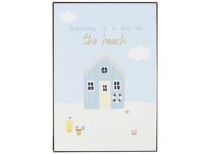 5709898360580 - Metallschild Happiness Beach 14x20 cm