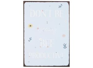 5709898360597 - Metallschild Dont be beezy bee productive 14x20 cm