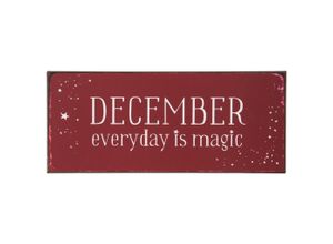 5709898364861 - Metallschild December everyday is magic 305 x 13 cm