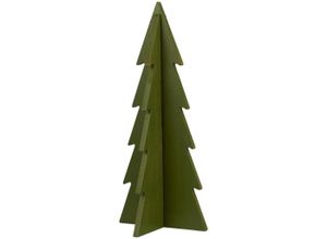 5709898365240 - Deko Tannenbaum stehend aus Holz 11 x 11 x 257 cm grün