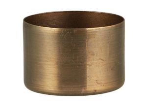 5709898368104 - Kerzenhalter für Teelicht Teelichthalter magnetisch Höhe 28 Ø 42 cm gold