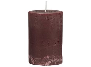 5709898371562 - Rustikale Kerze Stumpenkerze Höhe 10 Ø 68 cm rot