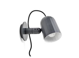 5710441178453 - HAY Noc Wall LED-Wandlampe mit Stecker dunkelgrau