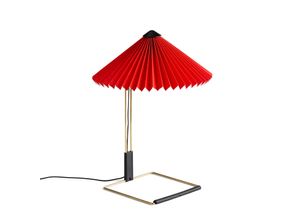 5710441266136 - HAY Matin 300 LED-Tischleuchte Plissee hellrot