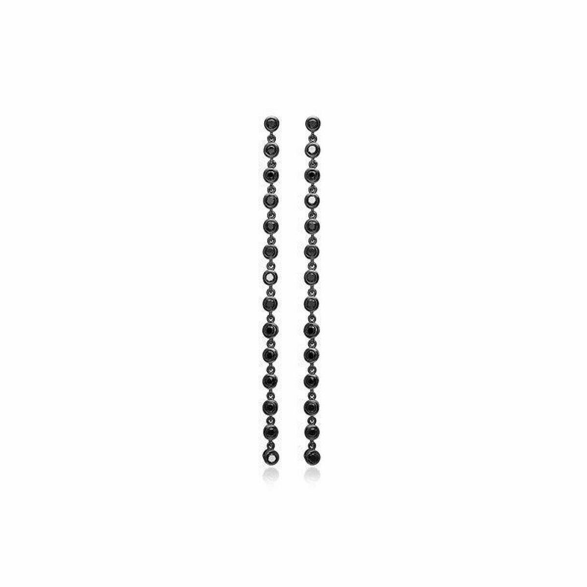 5710698019998 - Ladies Earrings E1003-BK 10 cm