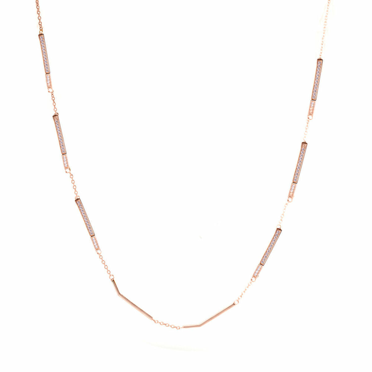 5710698049148 - Ladies Necklace C446-CZ-RG 35 cm