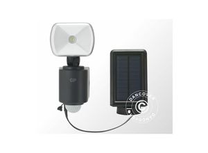 5710828900080 - Scheinwerfer RF31 led mit Solarzellenmodul PIR-Sensor und Batterie Schwarz - Schwarz