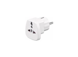 5711045095184 - Microconnect PETRAVEL elektrischer Steckeradapter Universal White - Steckeradapter (Universal Weiß Stecker Buchse)