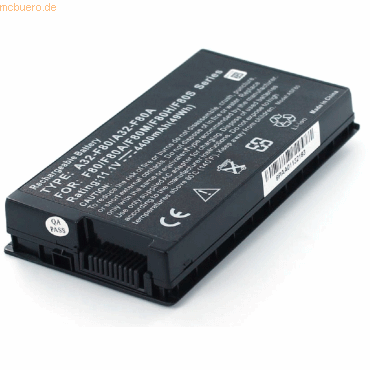 5711045669750 - Akku für Asus A32-F80 Li-Ion 111 Volt 4400 mAh schwarz