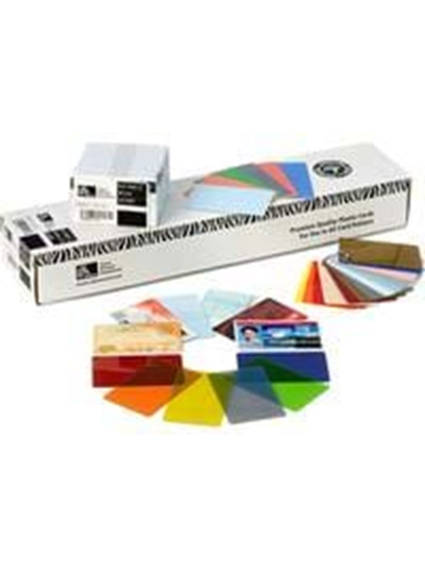 5711045749858 - Zebra - Polyvinylchlorid (PVC) - 10 mil - CR-80 Card (856 x 54 mm) 500 Karte(n) Karten - für Zebra P100i