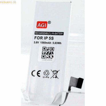 5711045911415 - Akku für Apple 616-0720 Li-Pol 38 Volt 1500 mAh schwarz