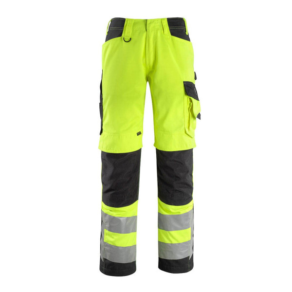 5711074276165 - unisex Warnschutzhose Kendal gelb Größe 24 5711074276165 MASCOT