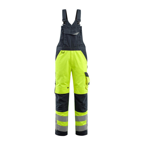 5711074280209 - unisex Warnschutzhose Newcastle gelb Größe 48 5711074280209 MASCOT