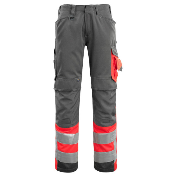 5711074295906 - Arbeitshose Leeds Warnschutz Unisex dunkelanthrazit hi-vis rot Größe 62 5711074295906 MASCOT 5711074295906 - Arbeitshose Leeds Warnschutz Unisex dunkelanthrazit hi-vis rot Größe 62 5711074295906 MASCOT