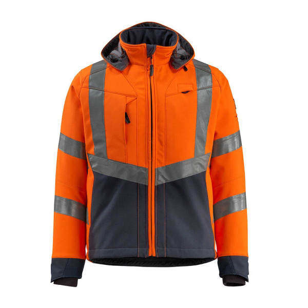 5711074334117 - unisex Warnjacke Blackpool orange schwarzblau Größe L