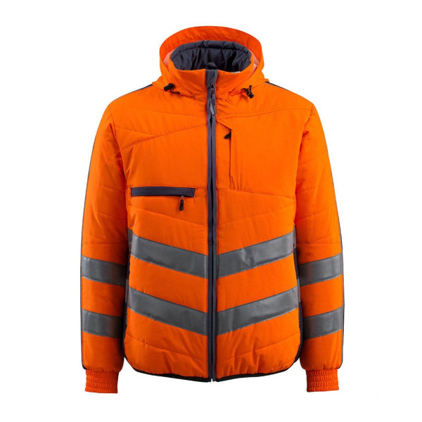 5711074346172 - unisex Warnjacke Dartford  orange schwarzblau Größe 4XL