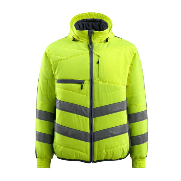 5711074383528 - unisex Warnjacke Dartford  gelb schwarzblau Größe 4XL