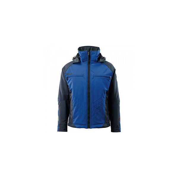 5711074444335 - Herren Softshelljacke DARMSTADT Unique kornblau schwarz Größe 2XL 5711074444335 10010568238977