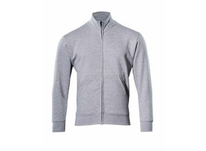 5711074469048 - Sweatshirt LAVIT CROSSOVER mit Reißverschluss Herren 51591 Gr S grau-meliert - grau-meliert