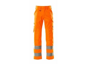 5711074519361 - Warnschutzhose safe light mit Knietaschen geraldton 16879 Gr 23 warnorange - warnorange - Mascot