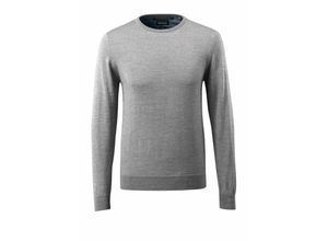 5711074521982 - - Strickpullover frontline runder Halsausschnitt Herren 50636 Gr 2XL grau-meliert