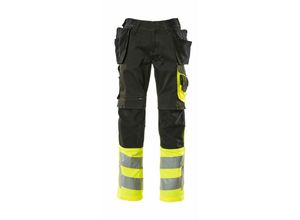 5711074542802 - - Hose mit Hängetaschen Klasse 1 Hose Größe 76C50 schwarz hi-vis gelb