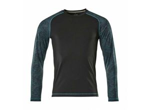 5711074595044 - T-Shirt ADVANCED feuchtigkeitstransportierend langarm 17281 Gr 4XL schwarz