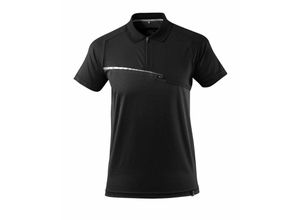 5711074612628 - ADVANCED Poloshirt feuchtigkeitstransportierend Gr 4XL schwarz - schwarz