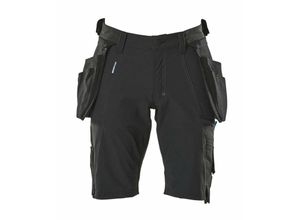 5711074631506 - Advanced Shorts mit abnehmbaren Hängetaschen Gr 44 schwarz - schwarz - Mascot