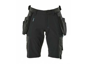 5711074631520 - Advanced Shorts mit abnehmbaren Hängetaschen Gr 46 schwarz - schwarz - Mascot