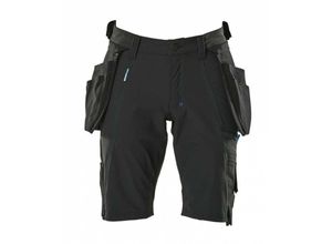 5711074631582 - Advanced Shorts mit abnehmbaren Hängetaschen Gr 52 schwarz - schwarz - Mascot