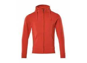 5711074657476 - Kapuzensweatshirt GIMONT CROSSOVER mit Reißverschluss Herren 51590 Gr 4XL verkehrsrot - verkehrsrot